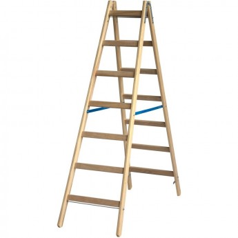 Деревянная стремянка KRAUSE STABILO 2х7 с перекладинами Деревянная стремянка KRAUSE STABILO 2х7 с перекладинами