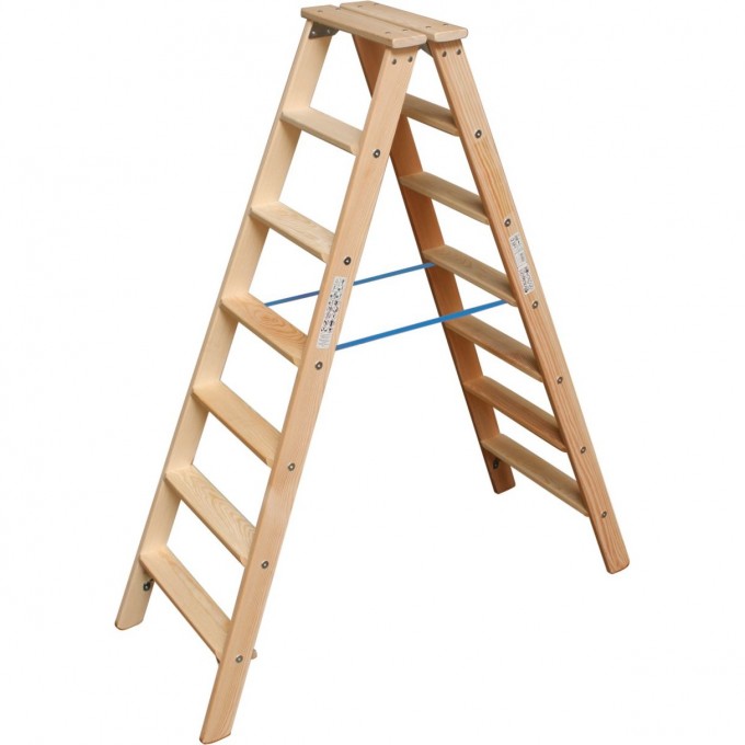 Деревянная стремянка KRAUSE STABILO PROFESSIONAL 2х7 ступеней 818447 Деревянная стремянка KRAUSE STABILO PROFESSIONAL 2х7 ступеней 818447