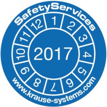 Наклейка о дате проверки лестницы KRAUSE