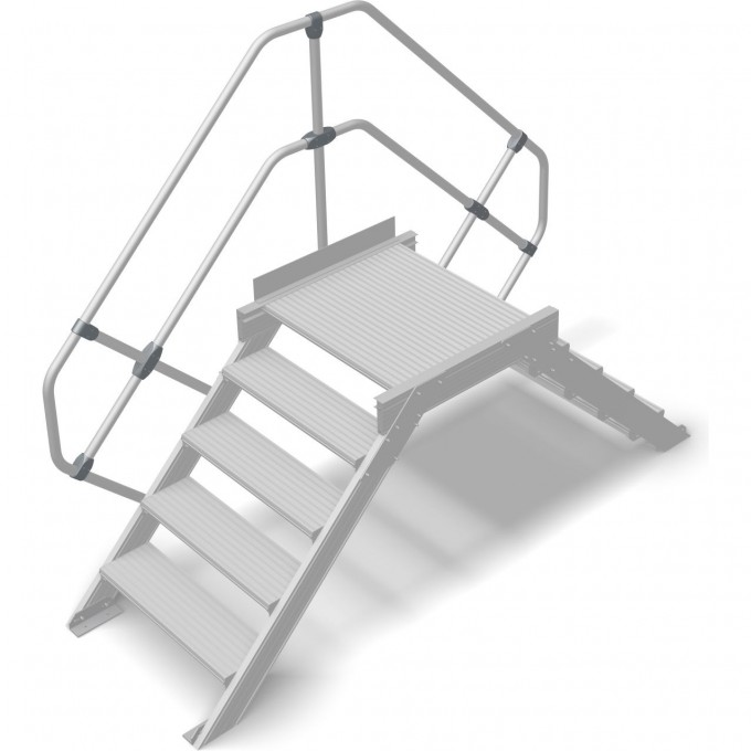 Переход с платформой KRAUSE STABILO , 5 ступеней 800 мм 45° 826244 Переход с платформой KRAUSE STABILO , 5 ступеней 800 мм 45° 826244