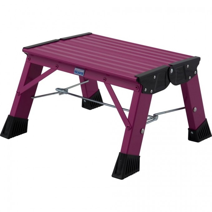 Подставка складная KRAUSE TREPPY 1 ступень, розовая 130358 Подставка складная KRAUSE TREPPY 1 ступень, розовая 130358