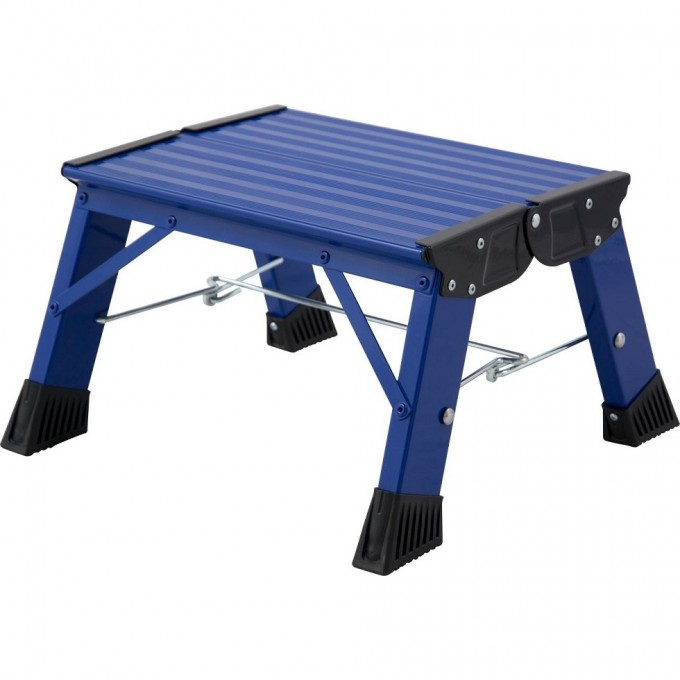 Подставка складная KRAUSE TREPPY 1 ступень, синяя 130341 Подставка складная KRAUSE TREPPY 1 ступень, синяя 130341