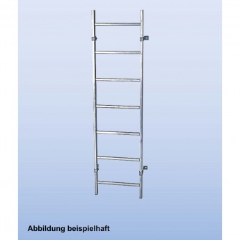 Шахтная лестница KRAUSE STABILO 816085, нержавеющая сталь, ширина 340 мм, 9 перекладин Шахтная лестница KRAUSE STABILO 816085, нержавеющая сталь, ширина 340 мм, 9 перекладин