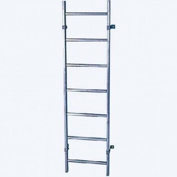 Шахтная лестница KRAUSE STABILO 815835, оцинкованная сталь, ширина 340 мм, 8 перекладин Шахтная лестница KRAUSE STABILO 815835, оцинкованная сталь, ширина 340 мм, 8 перекладин