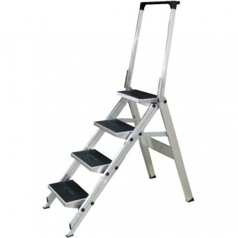 Складной трап с дугой безопасности 4 ступени KRAUSE 810267 Складной трап с дугой безопасности 4 ступени KRAUSE 810267