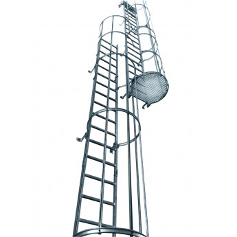 Стационарная лестница для зданий KRAUSE STABILO, алюминий, 18,76 м для лиц без опыта Стационарная лестница для зданий KRAUSE STABILO, алюминий, 18,76 м для лиц без опыта