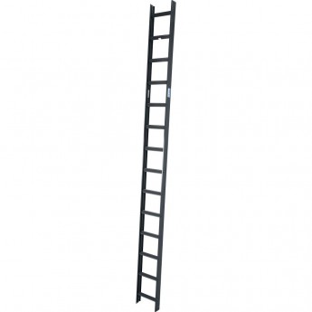Стационарная лестница KRAUSE для крыши, чёрная 14 ступеней Стационарная лестница KRAUSE для крыши, чёрная 14 ступеней