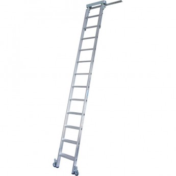 Стеллажная лестница KRAUSE STABILO для Т- шины 12 ступеней Стеллажная лестница KRAUSE STABILO для Т- шины 12 ступеней