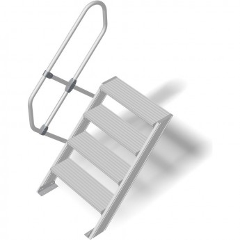 Трап стационарный KRAUSE 4 ступени, ширина 800 мм 45° Трап стационарный KRAUSE 4 ступени, ширина 800 мм 45°