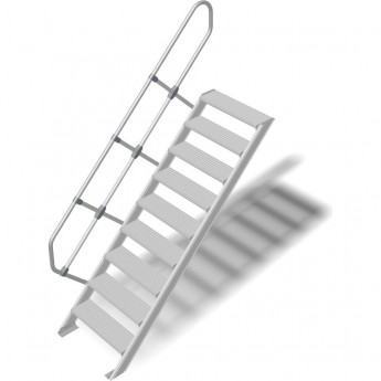 Трап стационарный KRAUSE 9 ступеней, ширина 800 мм 60° Трап стационарный KRAUSE 9 ступеней, ширина 800 мм 60°